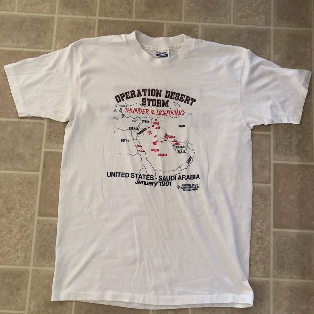 Authentic Vintage Desert Storm t-shirt ‘91
